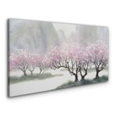 COLORAY.SK Obraz canvas Zimné sneh strom kvety 100x50 cm