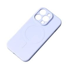 shumee Silikónové puzdro s MagSafe pre iPhone 15 Pro Silicone Case modré