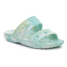 Crocs Šľapky tyrkysová 36 EU Classic Marbled