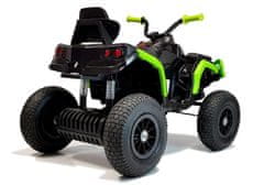 Lean-toys Nabíjacie nafukovacie kolesá Quad BDM0906 Black