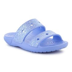 Crocs Šľapky modrá 36 EU Classic Glitter Sandal Kids