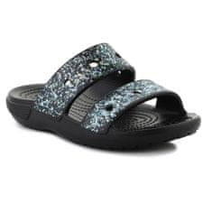 Crocs Šľapky čierna 36 EU Classic Glitter Sandal Kids