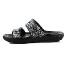 Crocs Šľapky čierna 36 EU Classic Glitter Sandal Kids