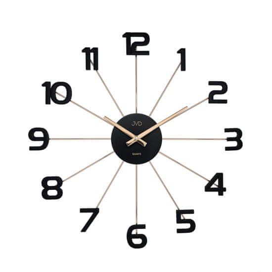 JVD Dizajnové nástenné hodiny HT072.3, 49cm