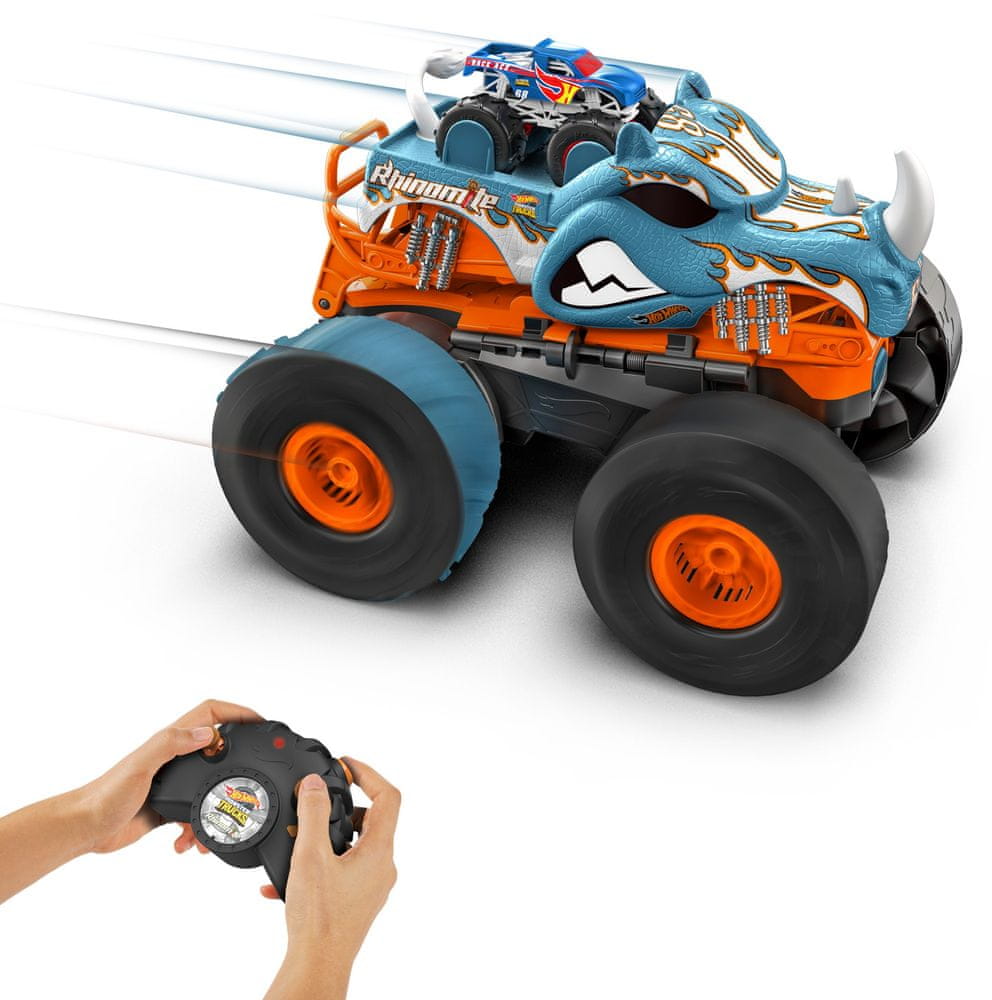 Hot Wheels RC Monster Trucks transformujúca sa Rhinomite 1:12 HPK27