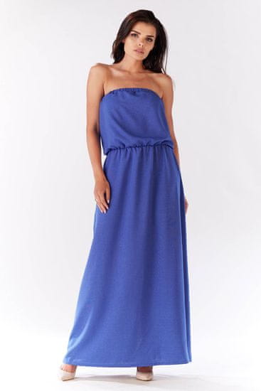 Infinite You Dámske maxi šaty Elizabeth M135 nebesky modrá