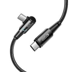 Tech-protect Ultraboost L kábel USB-C / USB-C 60W 6A 2m, šedý