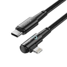 Tech-protect Ultraboost L kábel USB-C / Lightning PD 20W 3A 1m, šedý