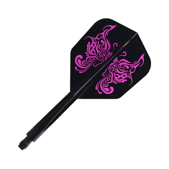 Condor Letky AXE Tribal Butterfly - Small - Short - Clear Black CN487