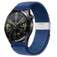 BStrap Elastic Nylon 2 remienok na Samsung Galaxy Watch 3 45mm, cold blue