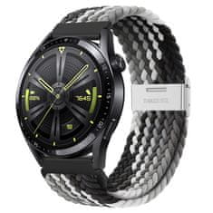 BStrap Elastic Nylon 2 remienok na Huawei Watch GT/GT2 46mm, black qiao
