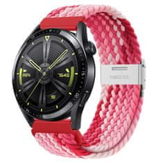 BStrap Elastic Nylon 2 remienok na Huawei Watch GT2 42mm, strawberry