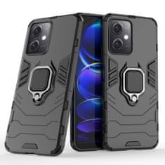 MG Ring Armor kryt na Xiaomi Redmi Note 12 5G / Poco X5 5G, čierny