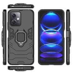 MG Ring Armor kryt na Xiaomi Redmi Note 12 5G / Poco X5 5G, čierny