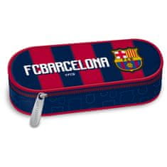 FAN SHOP SLOVAKIA Oválny Školský Peračník FC Barcelona, Modro-červené Pruhy, Znak Klubu