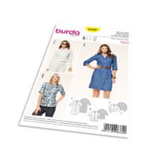 Burda Strih Burda 6760 - Košeľové šaty, košele, krátke sako