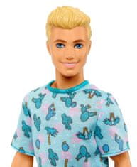 Mattel Barbie Model Ken 211 - Modré tričko DWK44