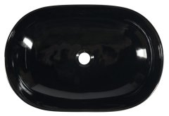 SAPHO PRIORI keramické umývadlo 58x40 cm, čierna PI031 - Sapho