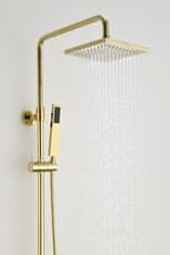 SAPHO DAKAR teleskopický sprchový stĺp s termostatickou batériou, zlato SZ139 - Sapho
