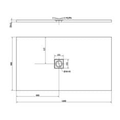 SAPHO FLEXIA vanička z liateho mramoru s možnosťou úpravy rozmeru, 160x90x3, 5cm 71539 - Sapho