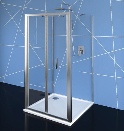 Gelco EASY LINE trojstenný sprch. kút 800x1000mm, sklad.dvere, L/P, číre sklo EL1980EL3415EL3415 - Gelco