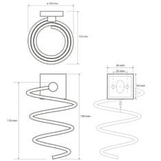 SAPHO X-SQUARE Držiak fénu špirálový, chróm (132117022) XQ005 - Sapho