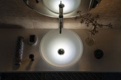 SAPHO TELICA sklenené umývadlo, priemer 42 cm, biela mat TY181W - Sapho