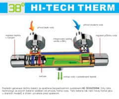 SAPHO KIMURA nástenná vaňová termostatická batéria, chróm KU292 - Sapho