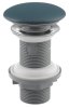 ISVEA Umývadlová výpusť 5/4“, click-clack, keramická zátka, hr.20-70mm, zelená petrol 38TP0181I - Isvea