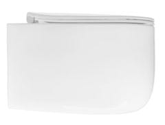 SAPHO NOLITA WC sedátko SLIM Soft Close, duroplast, biela 539101 - Sapho