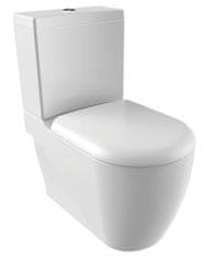 Creavit GRANDE WC kombi XL, spodný/zadný odpad, biela GR360 - CREAVIT