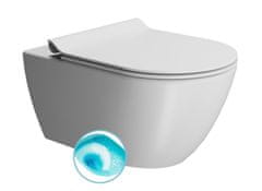 SAPHO PURA závesná WC misa, Swirlflush, 55x36 cm, biela dual-mat 881509 - Sapho