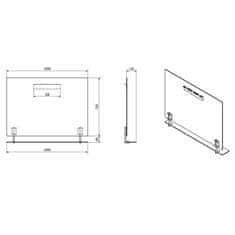 SAPHO WEGA zrkadlo 1000x800mm, s policou, čierna mat 60092B - Sapho