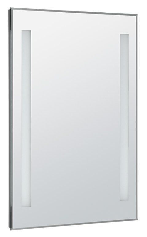 AQUALINE LED podsvietené zrkadlo 50x70cm, kolískový vypínač ATH5 - Aqualine