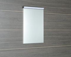 AQUALINE BORA zrkadlo v ráme 400x600mm s LED osvetlením a vypínačom, chróm AL746 - Aqualine