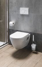 AQUALINE NERA závesná WC misa, 35,5x50 cm, biela NS952 - Aqualine