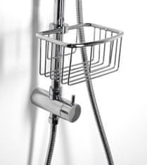 SAPHO SMART drôtená polička na sprchovú tyč 18-25mm, chróm 76260 - Sapho
