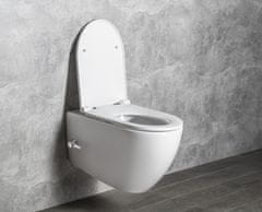 ISVEA INFINITY závesná WC misa Rimless, bidet. spŕška, 36,5x53 cm, biela 10NFS1001I - Isvea