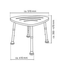 SAPHO Židlička kúpeľňová, bambus A00502081 - Sapho