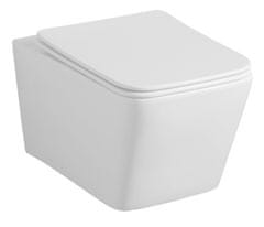SAPHO PORTO závesná WC misa, Rimless, 36x52 cm, biela PZ102WR - Sapho