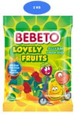 želé cukríky Lovely Fruits 80g (2 ks)