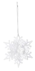 M.A.T Group Vianočná dekorácia SNOW BALL 11cm PH WHITE (2ks)