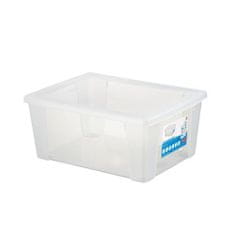 Stefanplast box úložný SCATOLA 15l, 39,5x29x17cm s viečkom PH TRA mix farieb