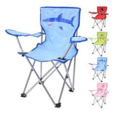 STREFA Skladacia stolička 36x36x64cm pre deti, mix dekorov, nosnosť 50kg