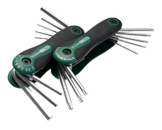 STALCO Súprava TORX + imbus TORX T9-T40, Hex 2-8mm, 2x8diel.