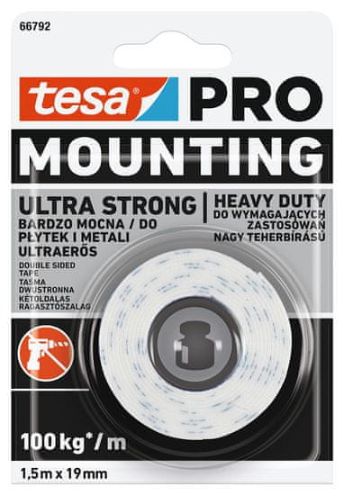 Tesa Páska montážna Ultra Strong 19mmx1,5m