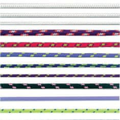 Šnúra PES s jadrom 4mm farebná pletená (200m)