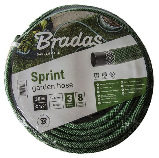 Bradas Hadica SPRINT 1/2" (30 m), nepriehľadná ZE