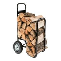 STREFA Vozík na palivové drevo 52x57x107/73cm, nosnosť 80kg