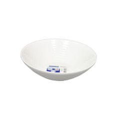 Domestic sklenená miska 16cm HARENA WHITE